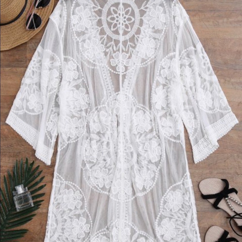 Lace cover up